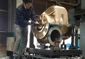 cmm measuring and inspecting of large part